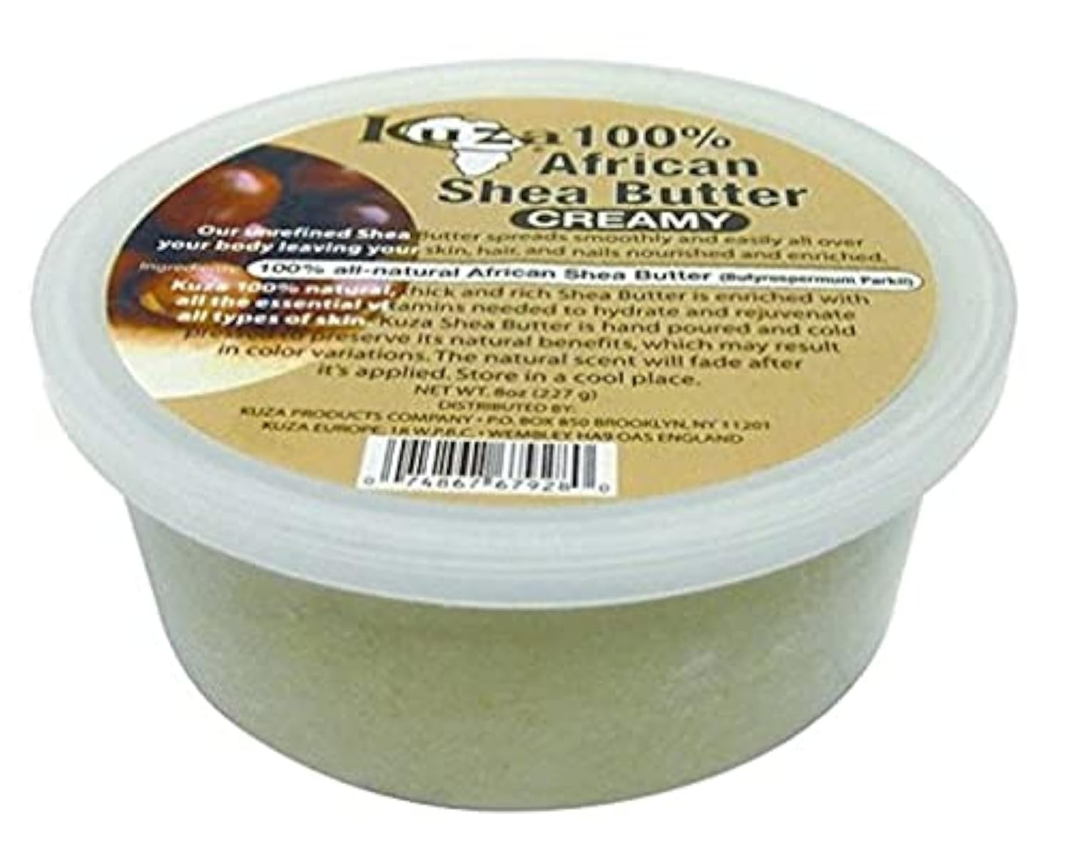 Kuza Shea Butter White Creamy, 8 oz